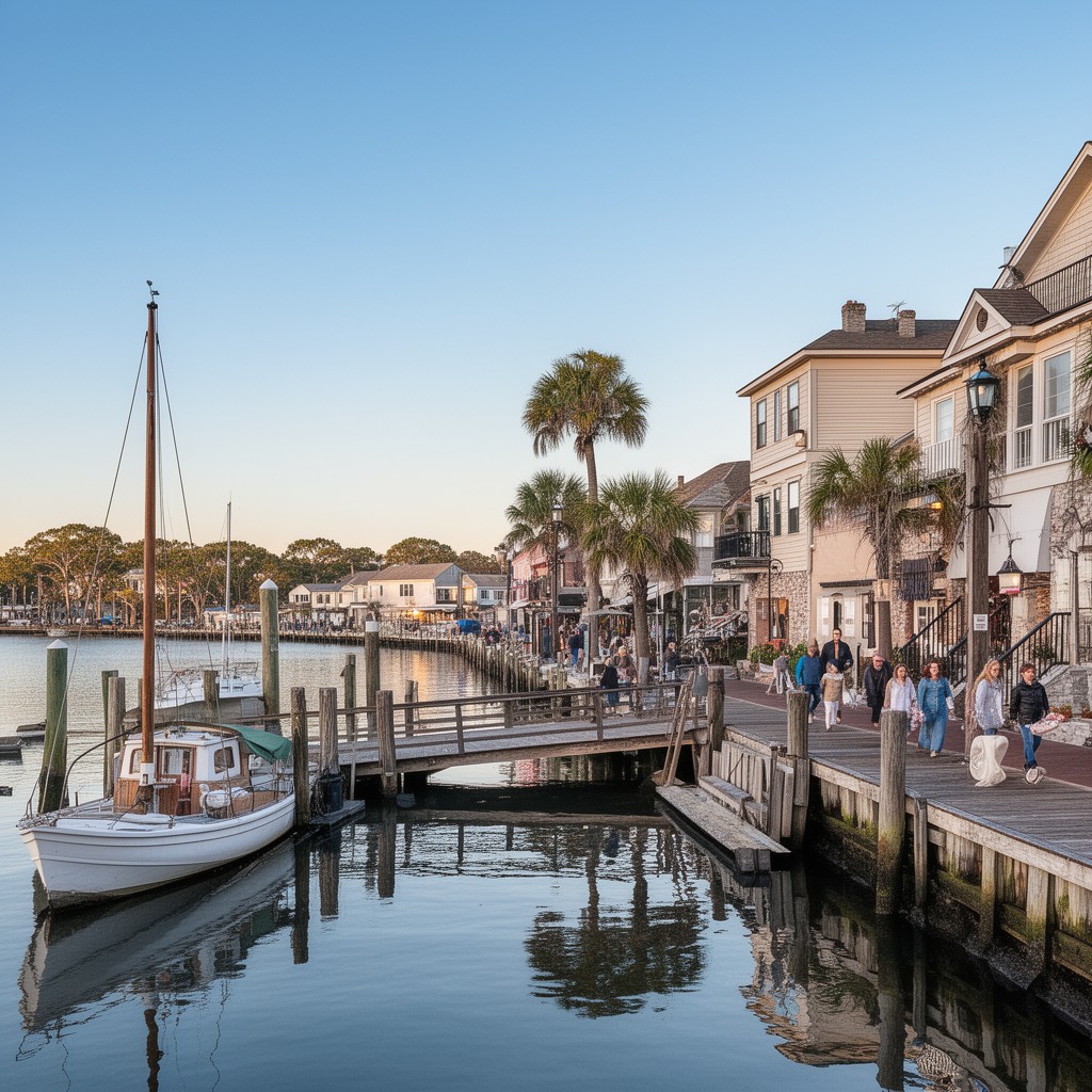 AI-generated illustration of Port Royal, South Carolina