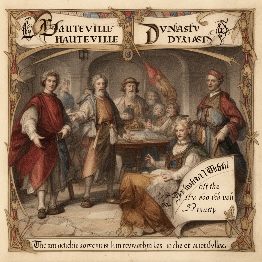 AI-generated illustration of Hauteville dynasty