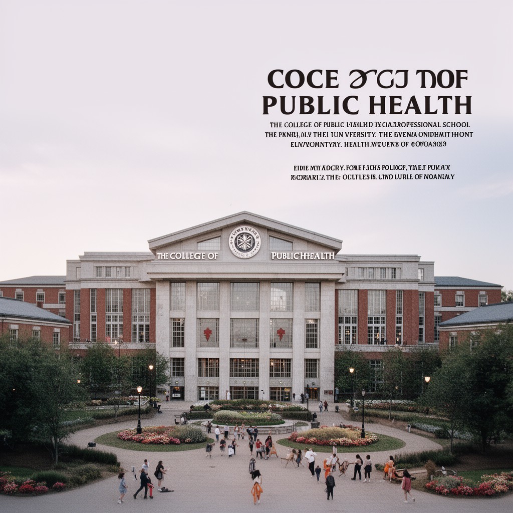AI-generated illustration of College of Public Health
