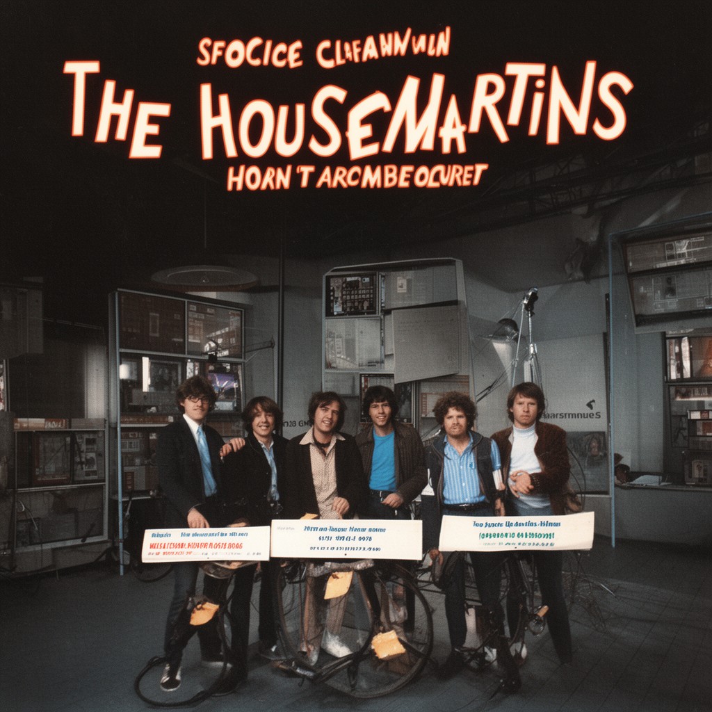 AI-generated illustration of The Housemartins