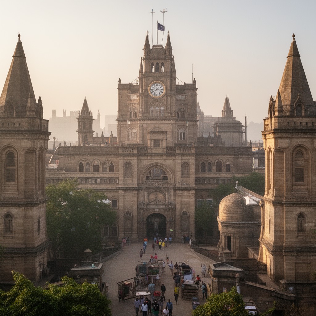 AI-generated illustration of Oxford of the East