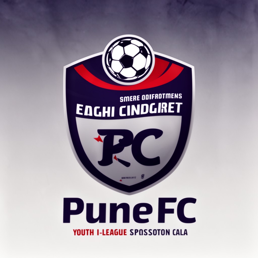 AI-generated illustration of Pune FC (football, defunct professional club)