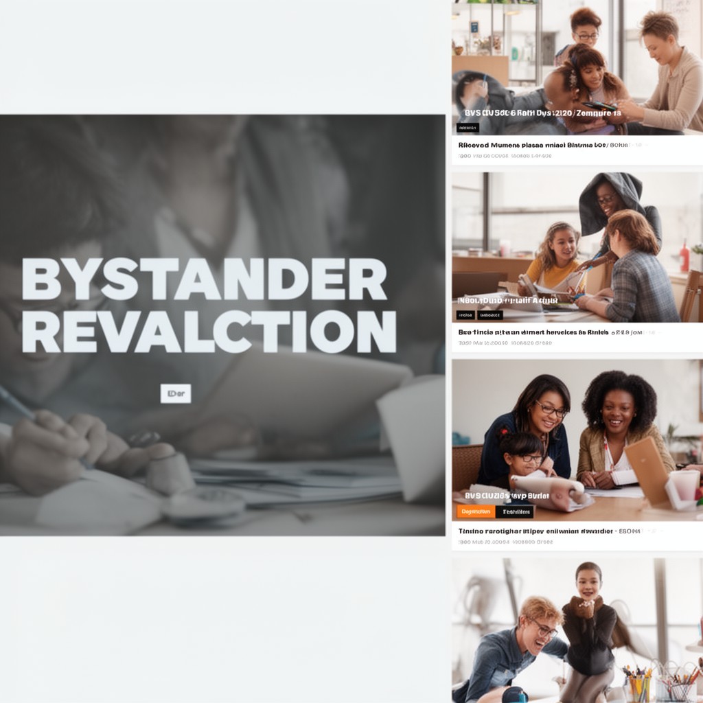 AI-generated illustration of Bystander Revolution
