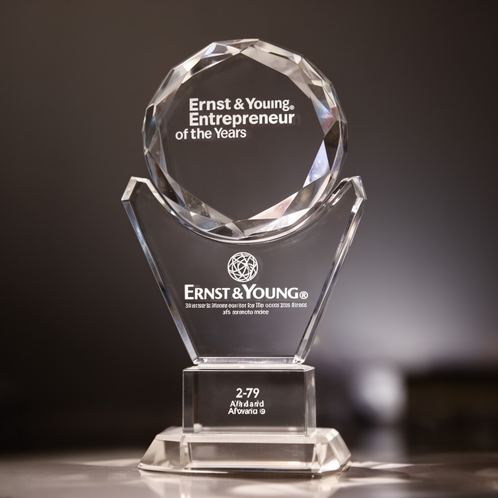 AI-generated illustration of Ernst & Young Entrepreneur of the Year Award