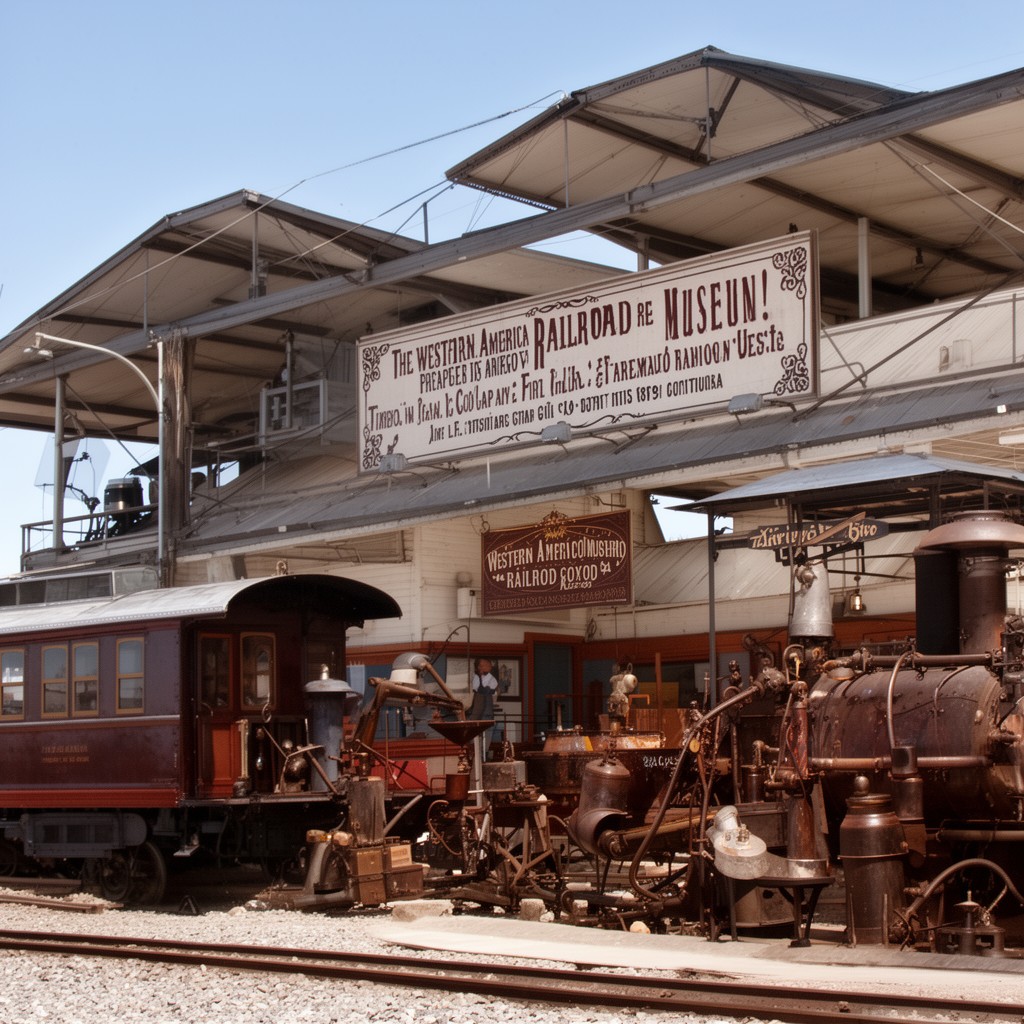 AI-generated illustration of Western America Railroad Museum