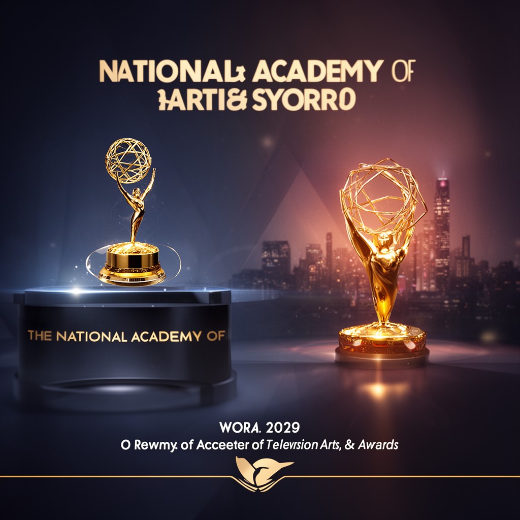 AI-generated illustration of National Academy of Television Arts & Sciences