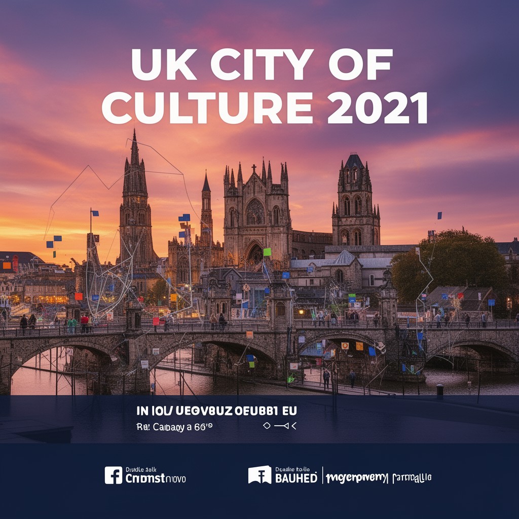 AI-generated illustration of UK City of Culture 2021