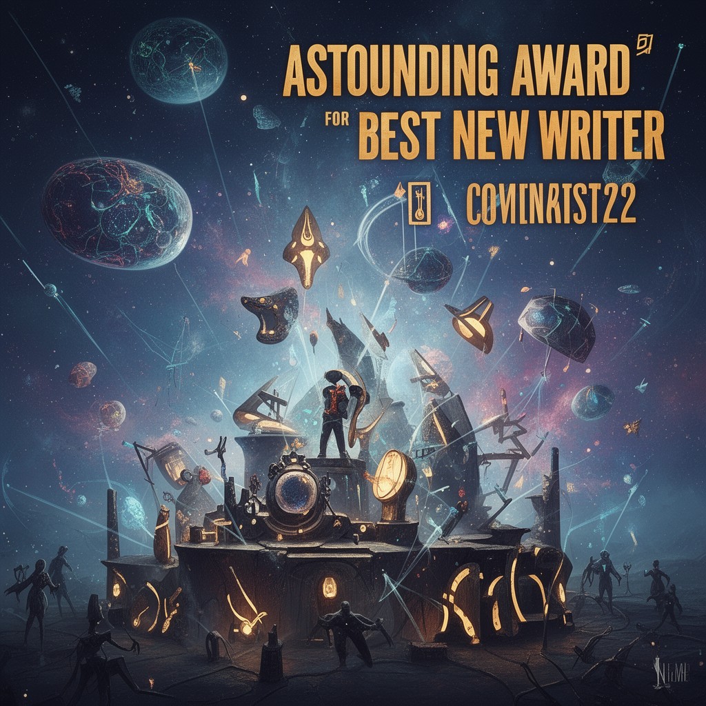 AI-generated illustration of Astounding Award for Best New Writer