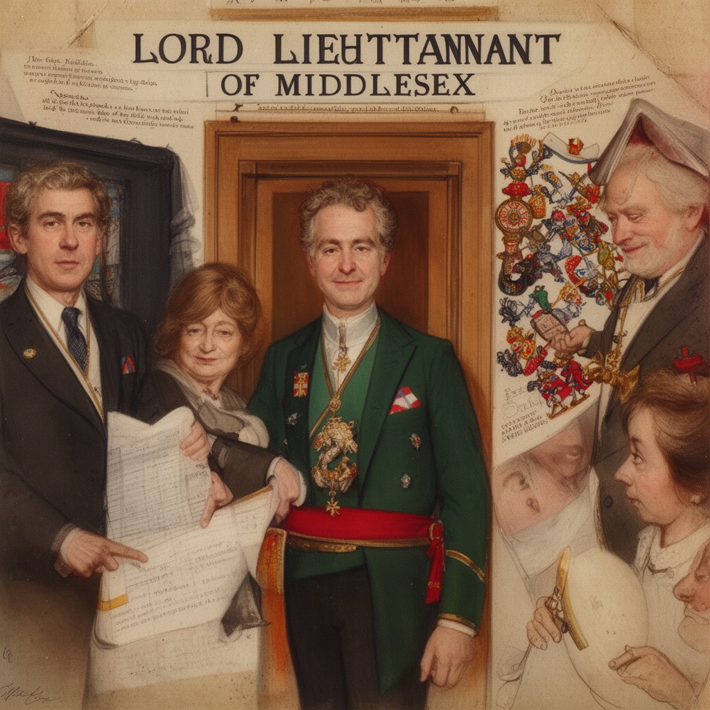 AI-generated illustration of Lord Lieutenant of Middlesex