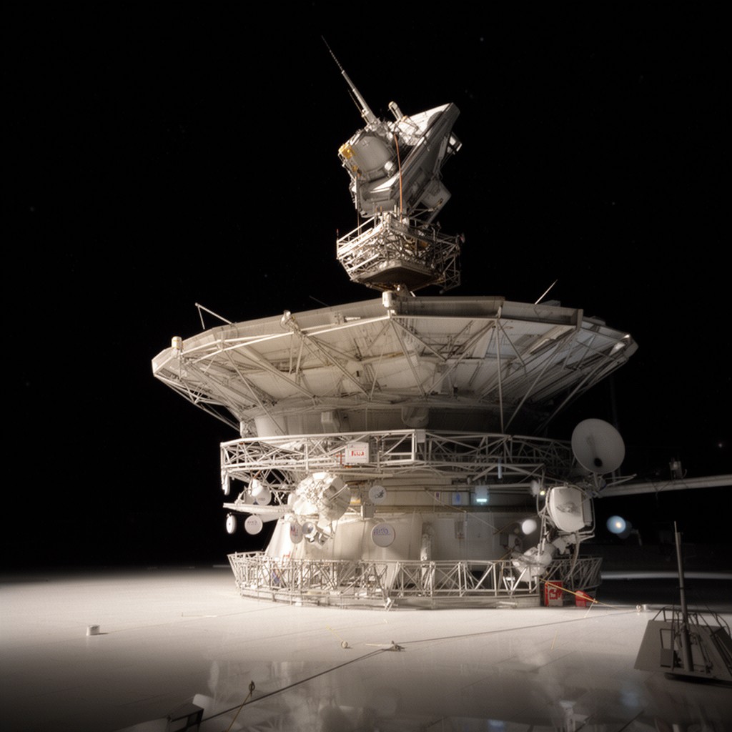 AI-generated illustration of Voyager program