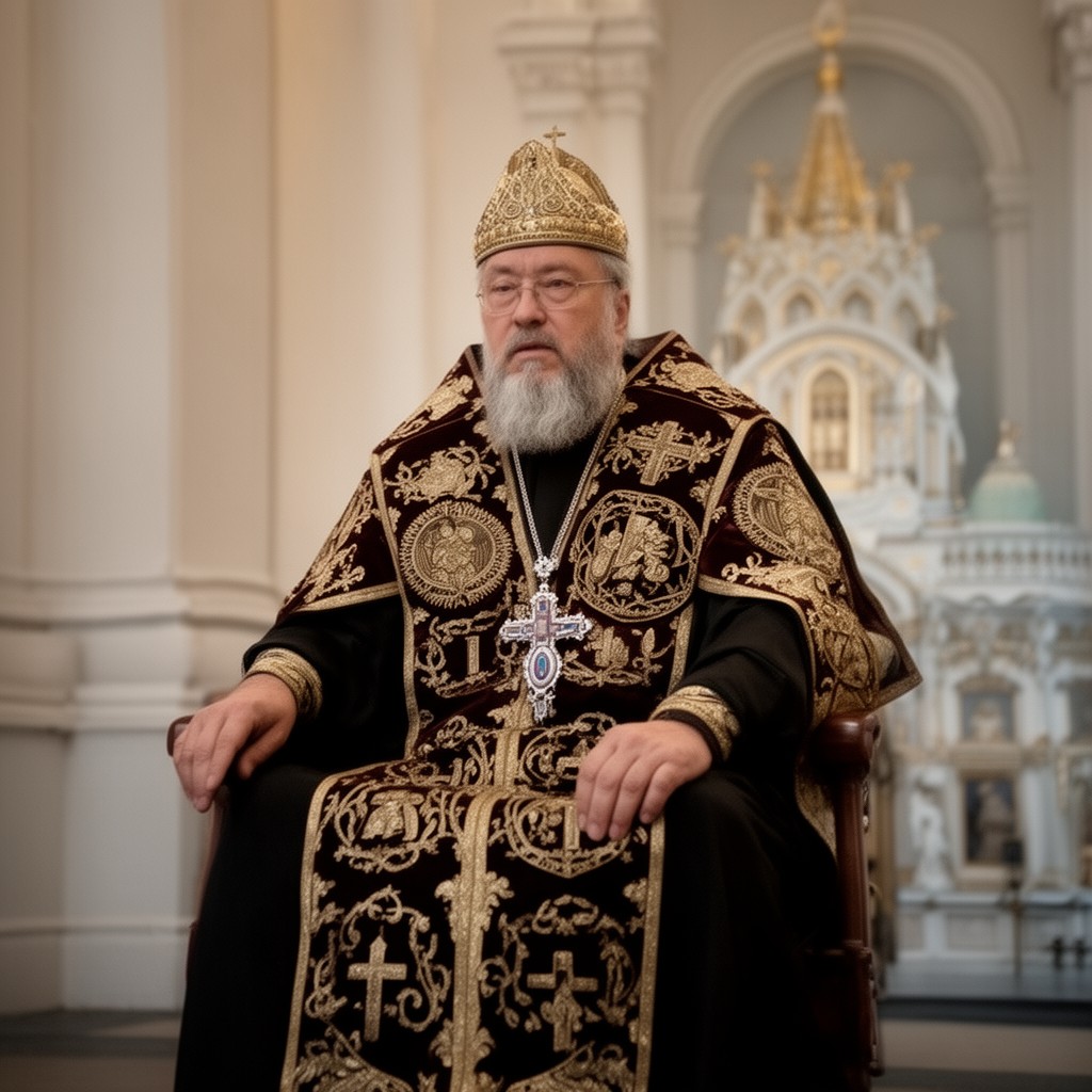 AI-generated illustration of Patriarch of Moscow and all Rus'