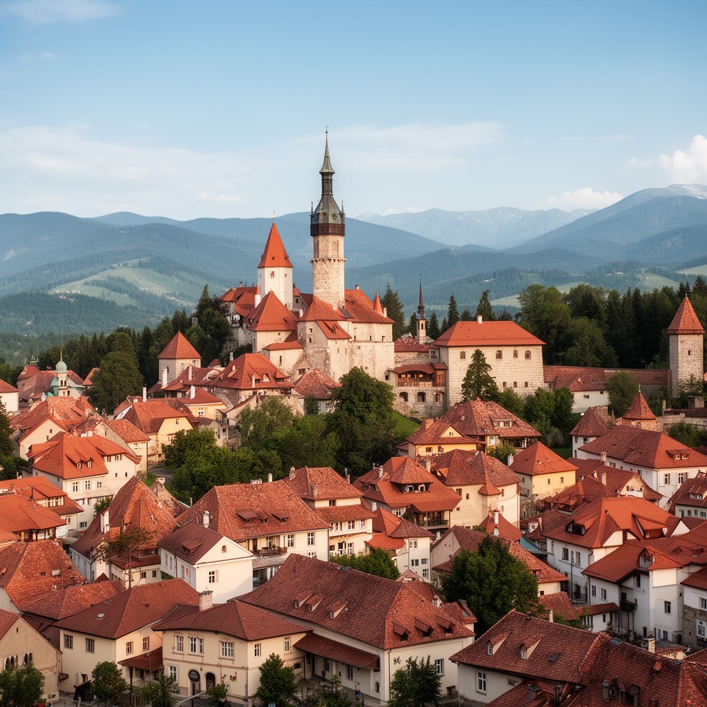 AI-generated illustration of Spišská Kapitula