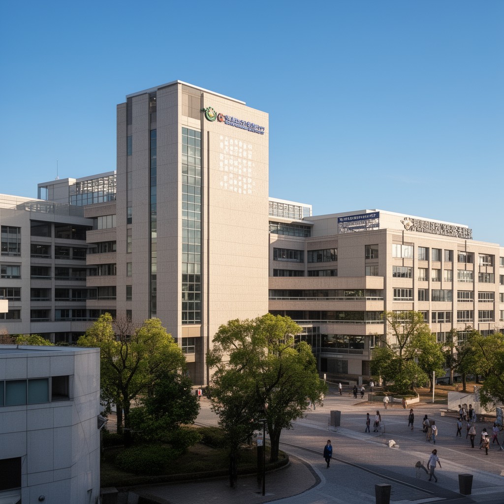 AI-generated illustration of Tsurumai Campus