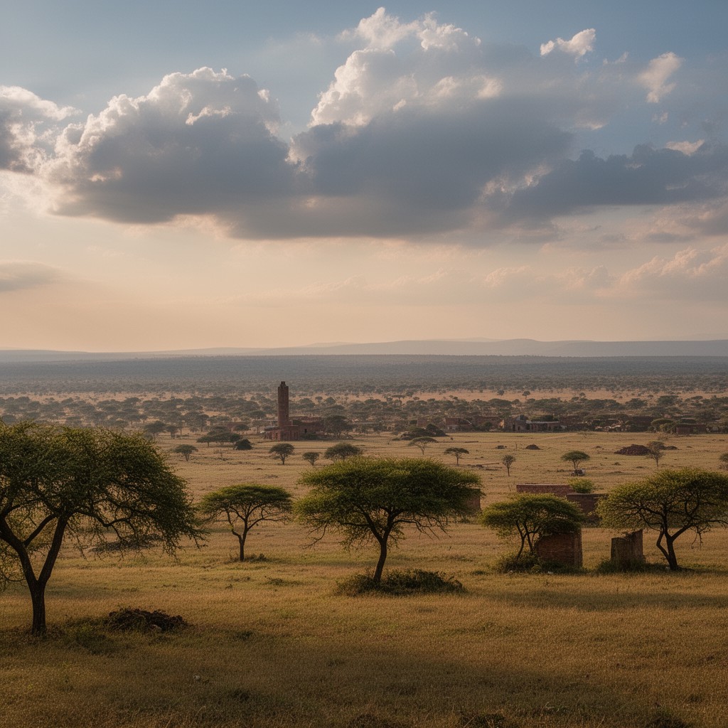 AI-generated illustration of southeastern Zimbabwe