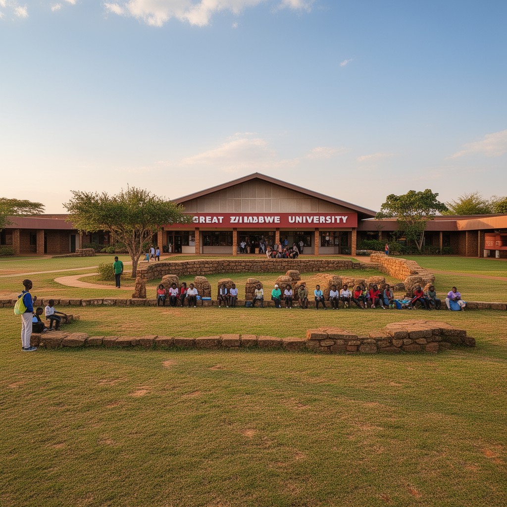 AI-generated illustration of Great Zimbabwe University