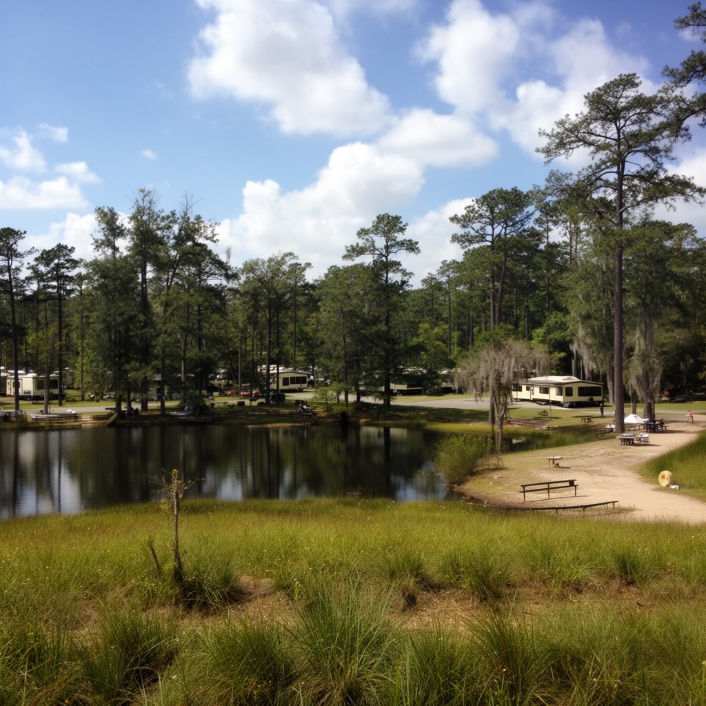 AI-generated illustration of Three Rivers State Park