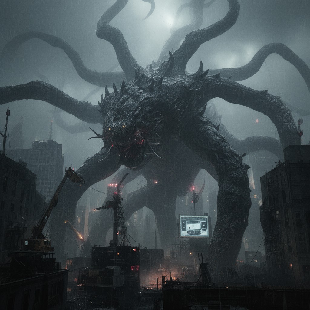 AI-generated illustration of Cloverfield