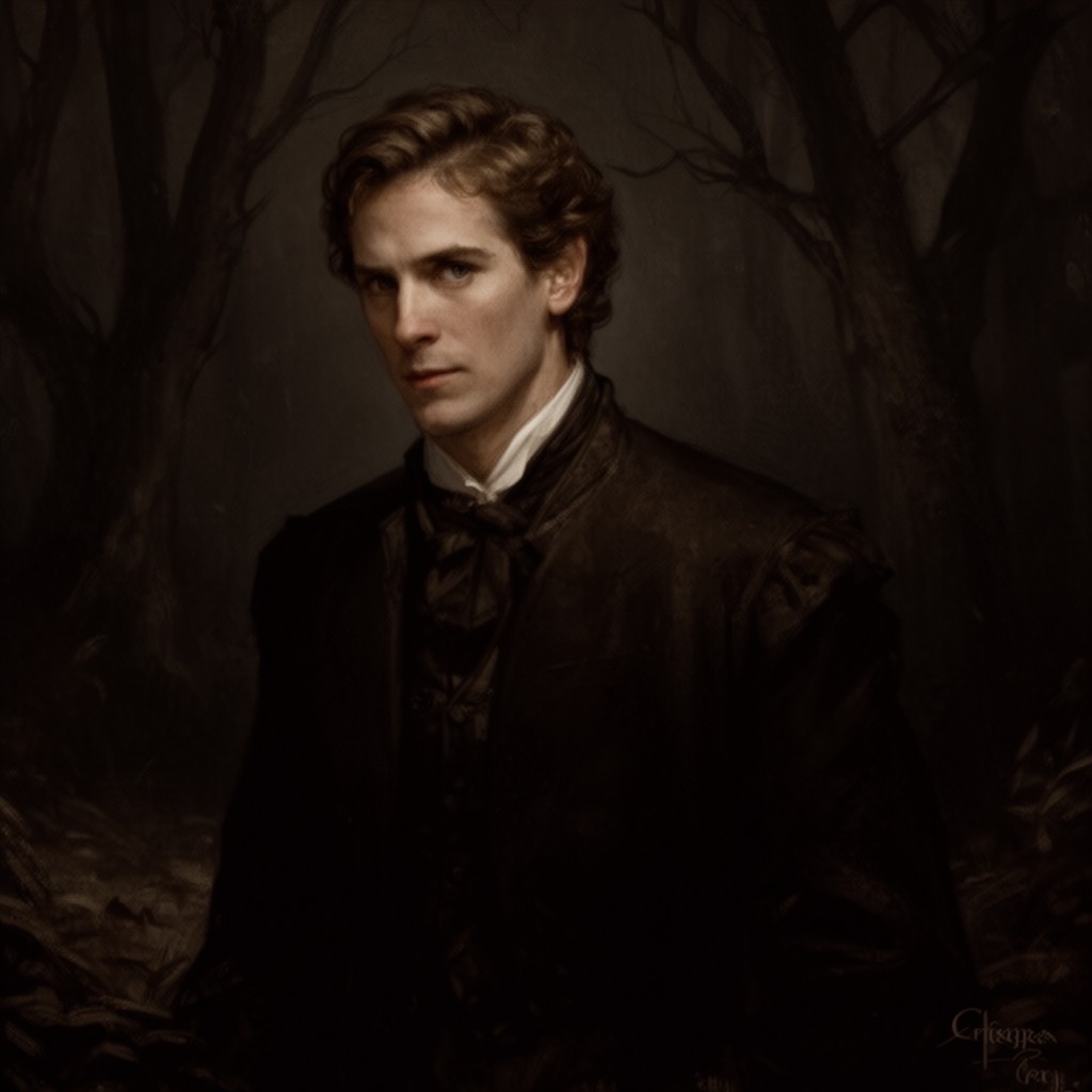 AI-generated illustration of Thomas Sharpe