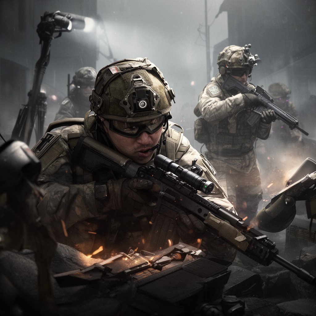 AI-generated illustration of Call of Duty: Modern Warfare 3