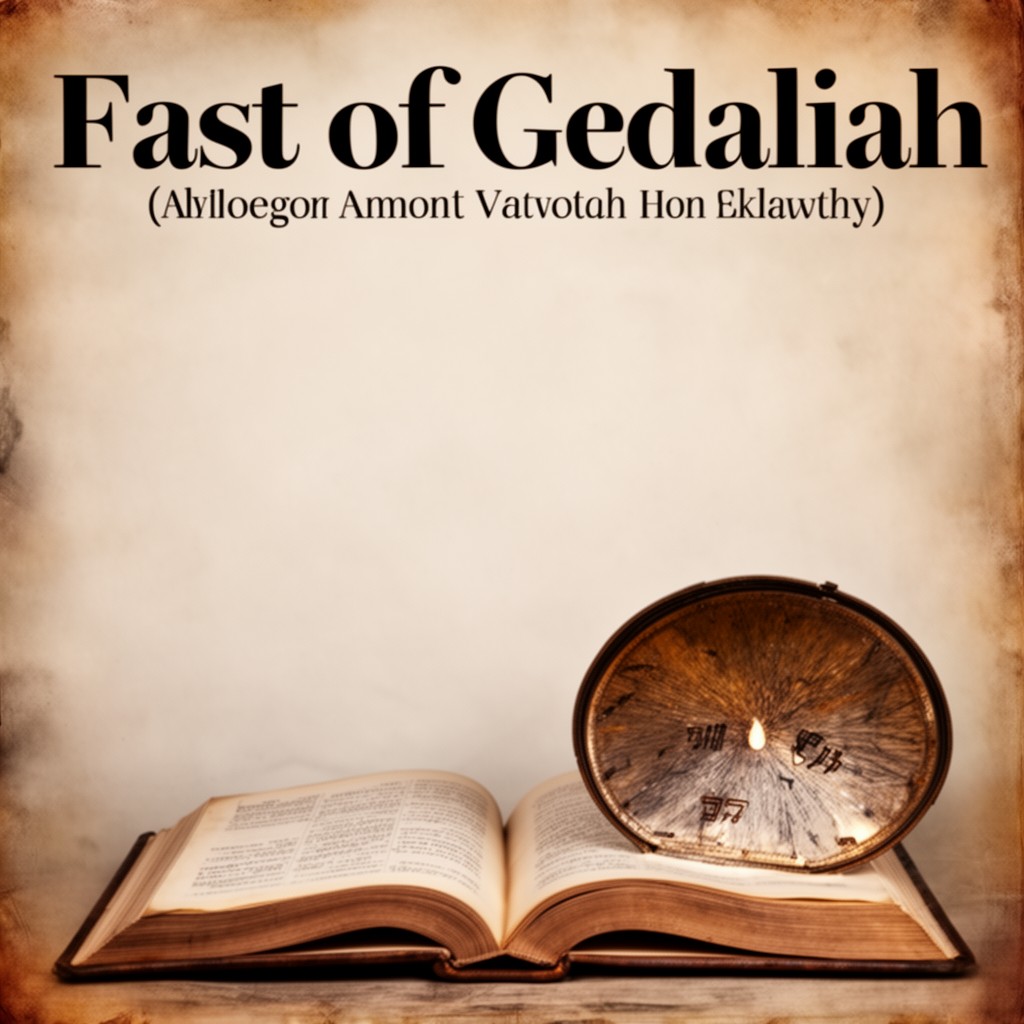 AI-generated illustration of Fast of Gedaliah