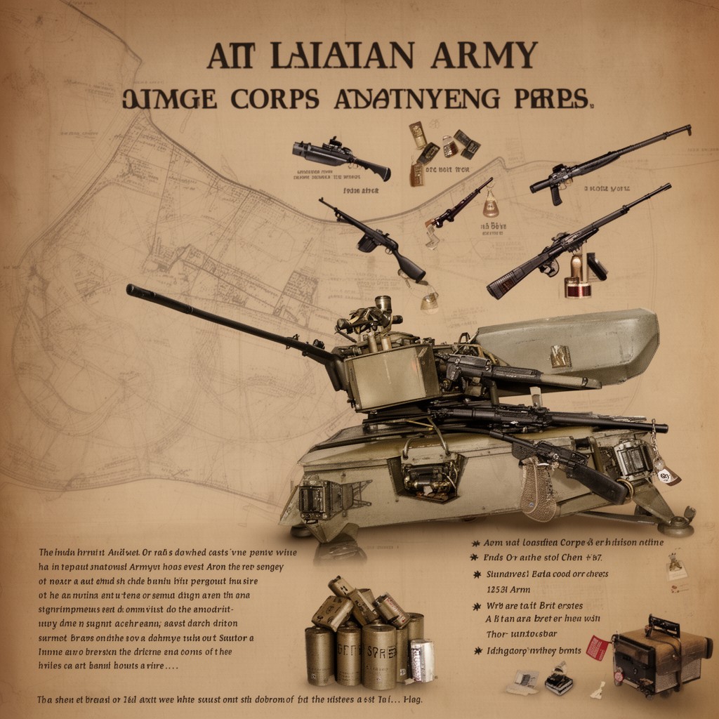 AI-generated illustration of Indian Army Ordnance Corps