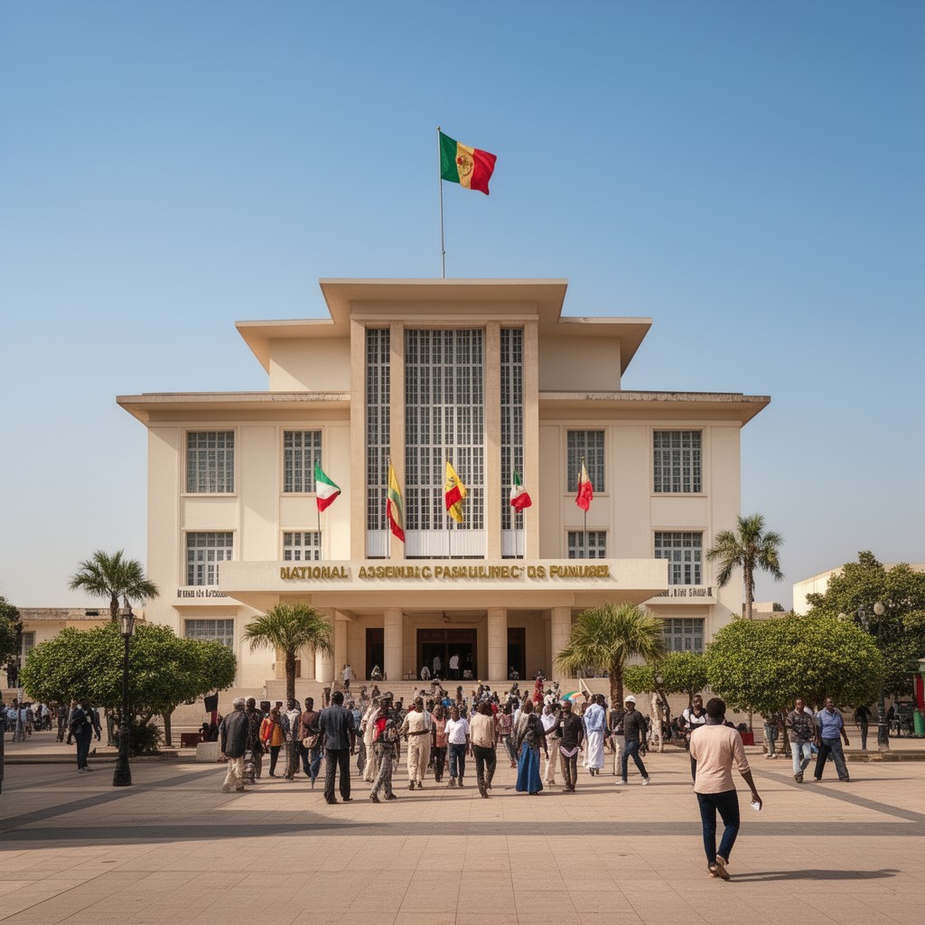 AI-generated illustration of National Assembly of Senegal