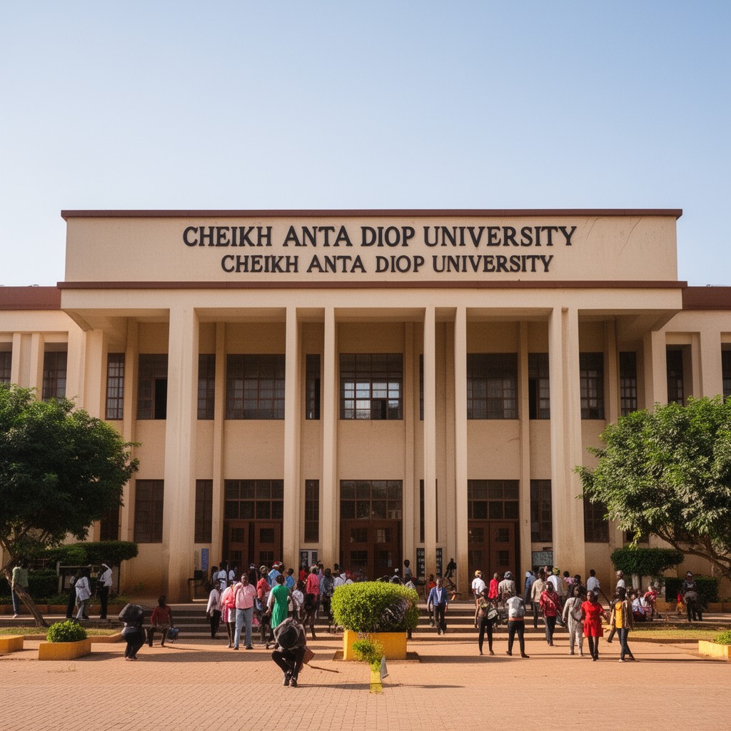 AI-generated illustration of Cheikh Anta Diop University