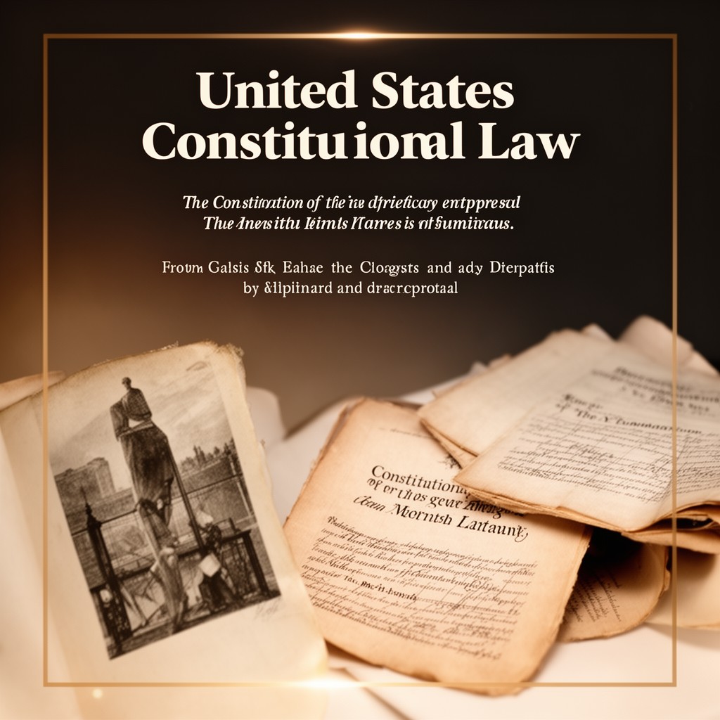 AI-generated illustration of United States constitutional law