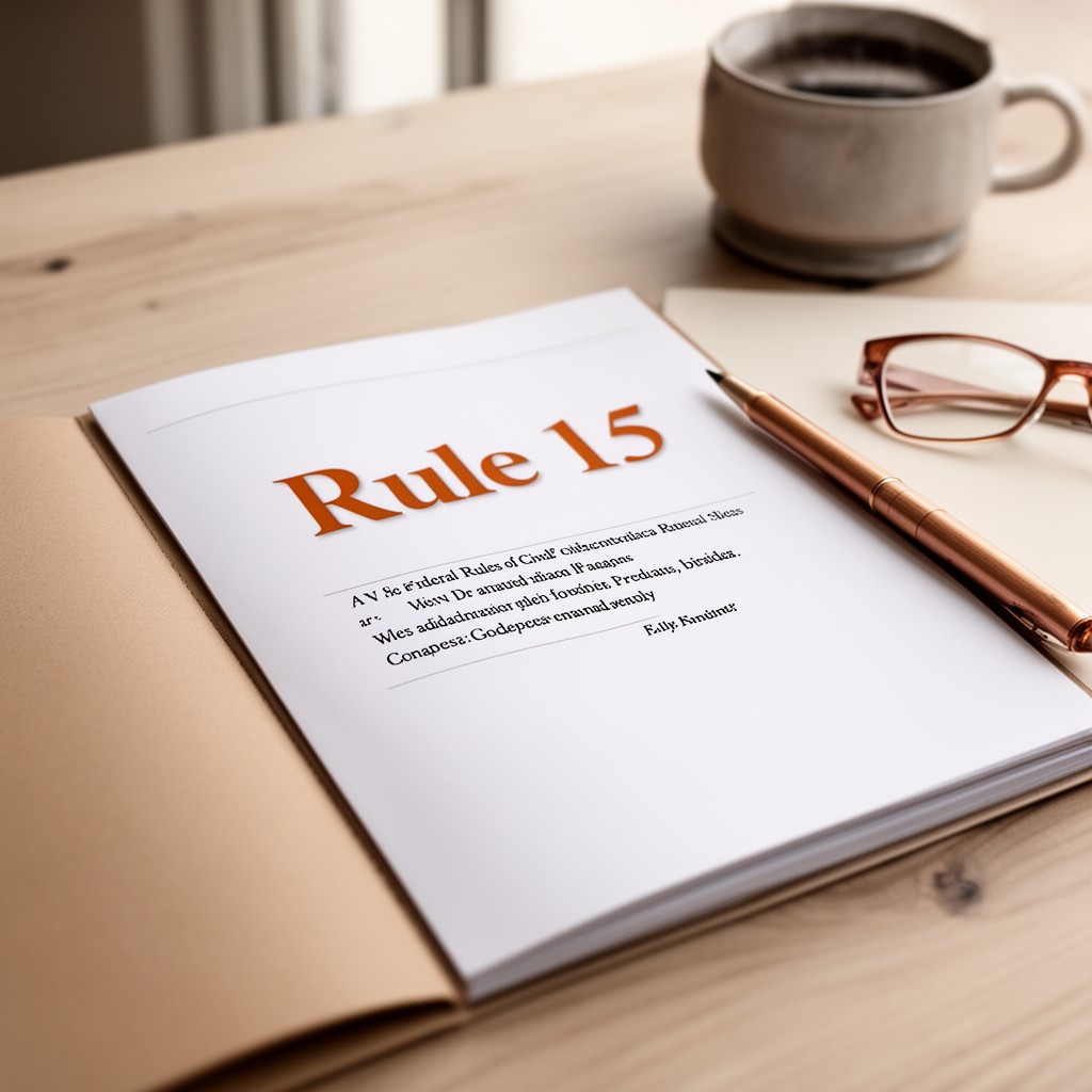 AI-generated illustration of Rule 15
