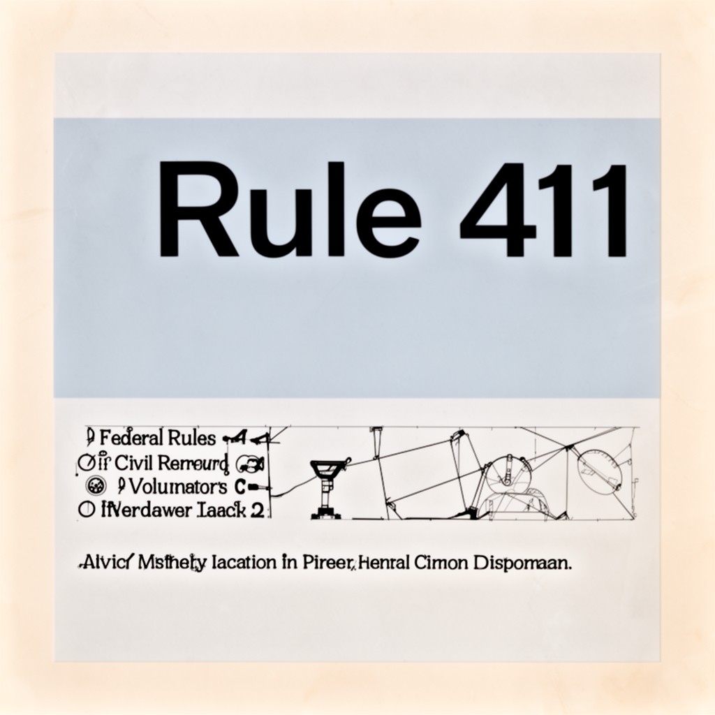 AI-generated illustration of Rule 41