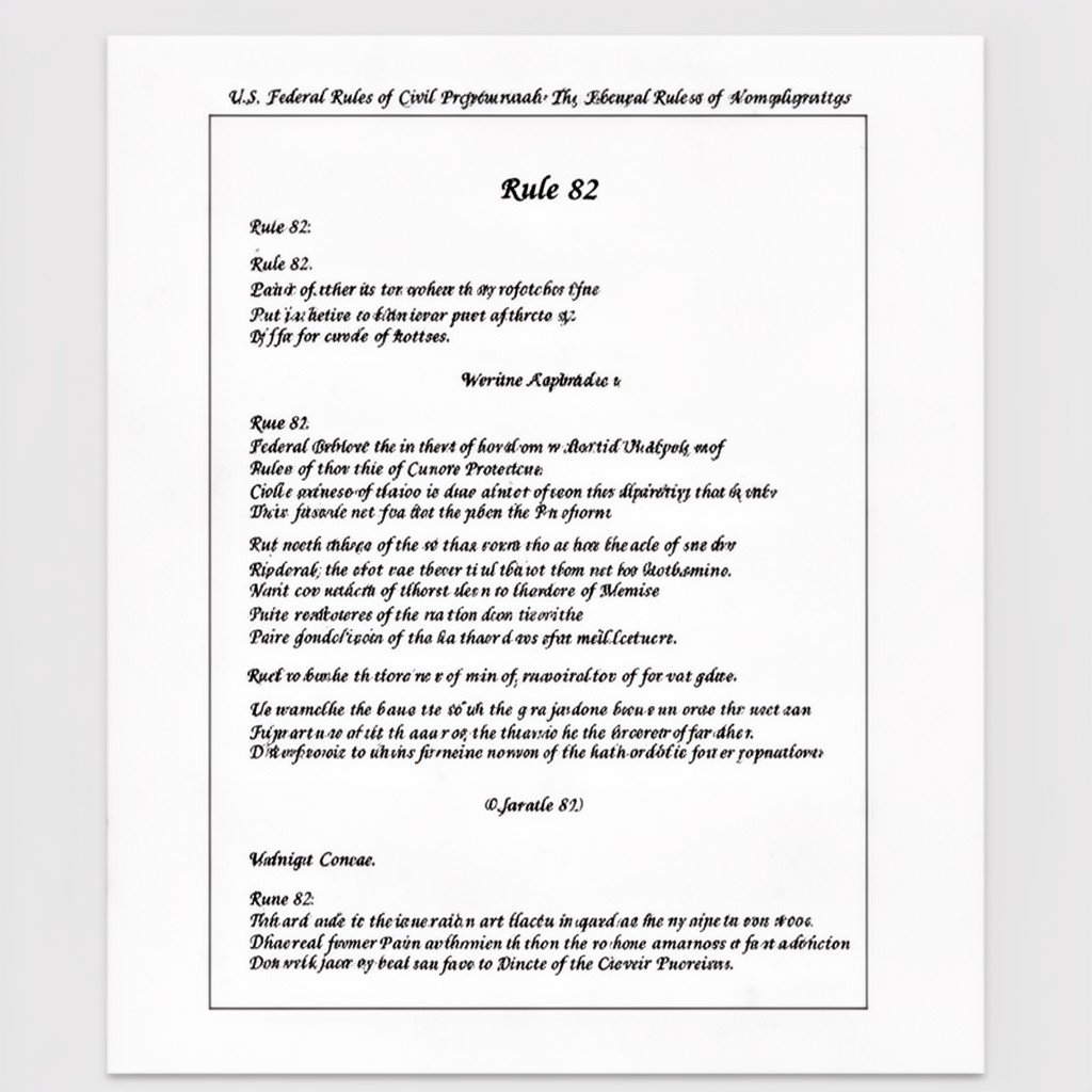 AI-generated illustration of Rule 82