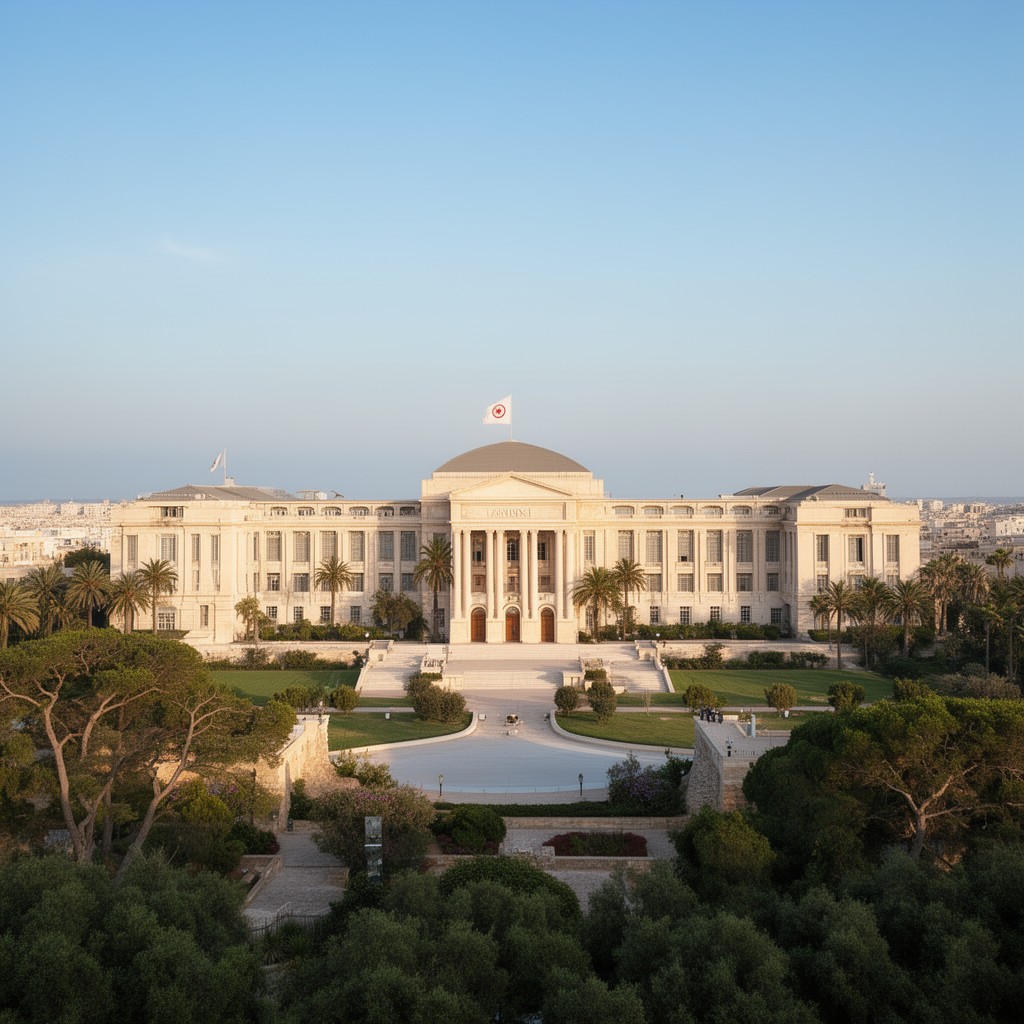 AI-generated illustration of Carthage Palace