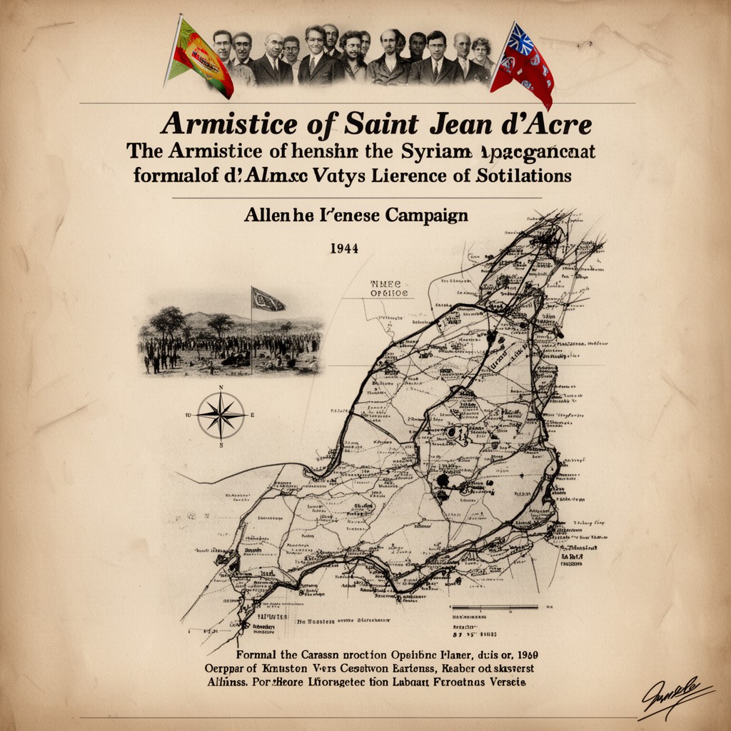 AI-generated illustration of Armistice of Saint Jean d’Acre