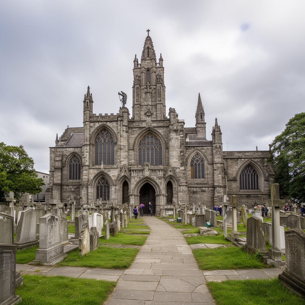 AI-generated illustration of Down Cathedral