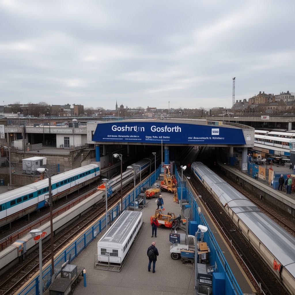 AI-generated illustration of Gosforth depot