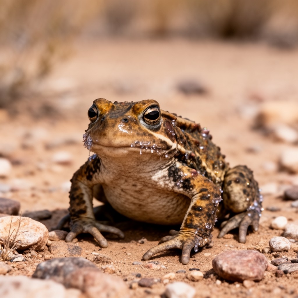 AI-generated illustration of Sonoran Desert toad