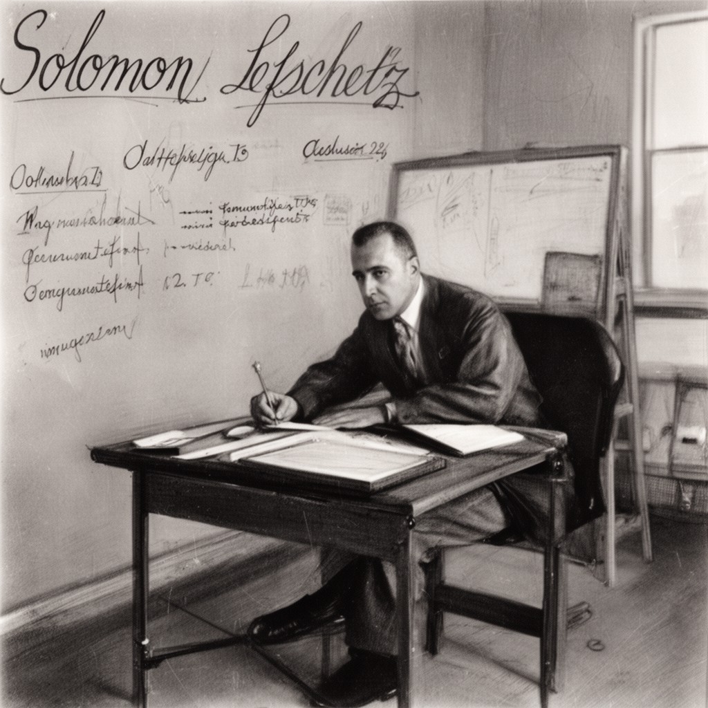 AI-generated illustration of Solomon Lefschetz