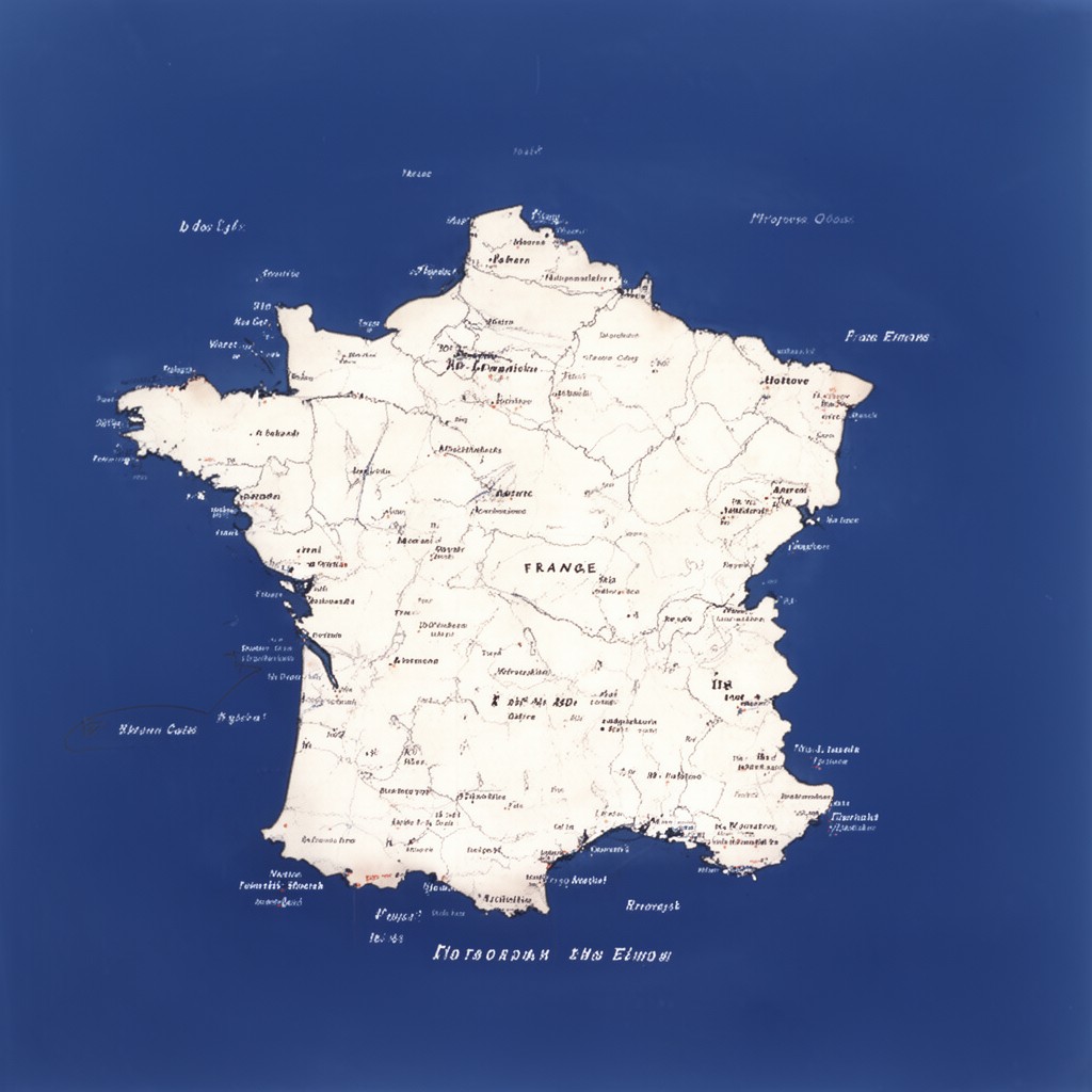 AI-generated illustration of France