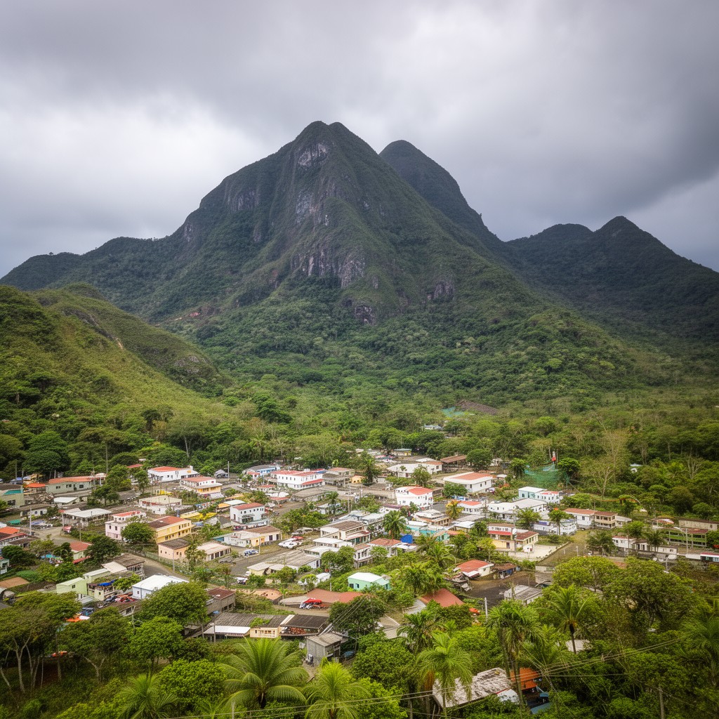 AI-generated illustration of Soufrière