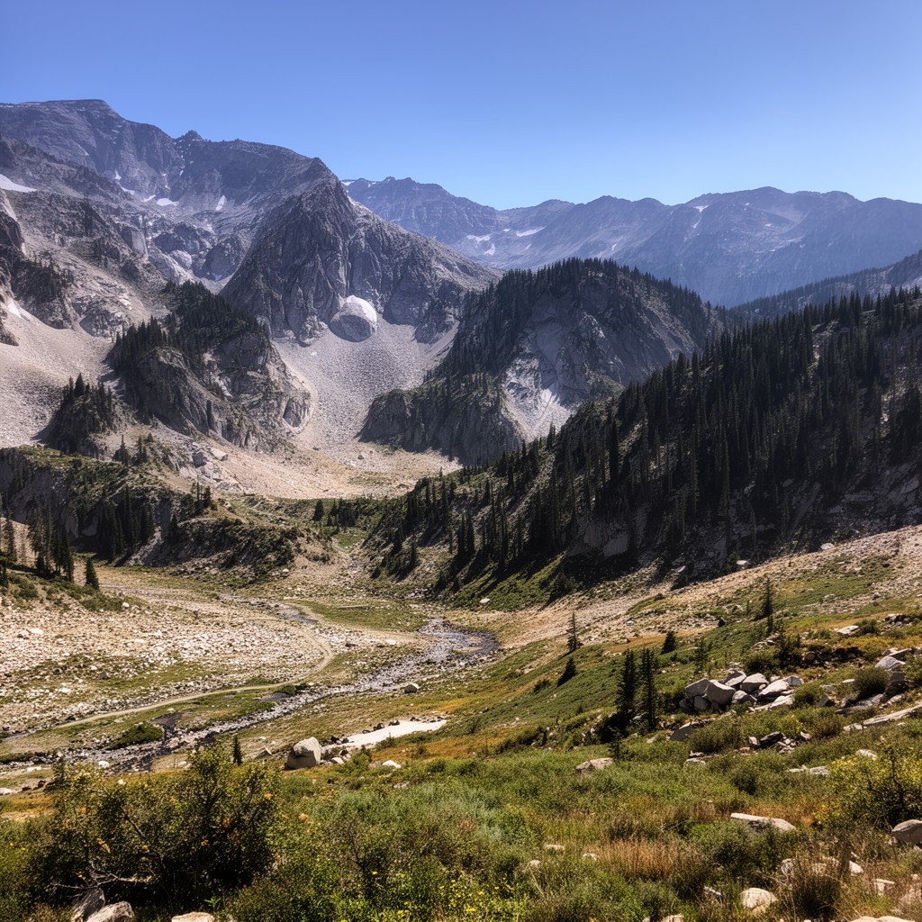 AI-generated illustration of Kaweah Gap
