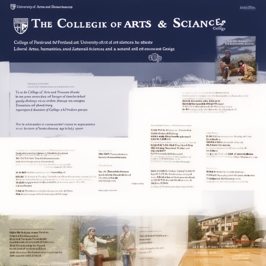 AI-generated illustration of College of Arts and Sciences