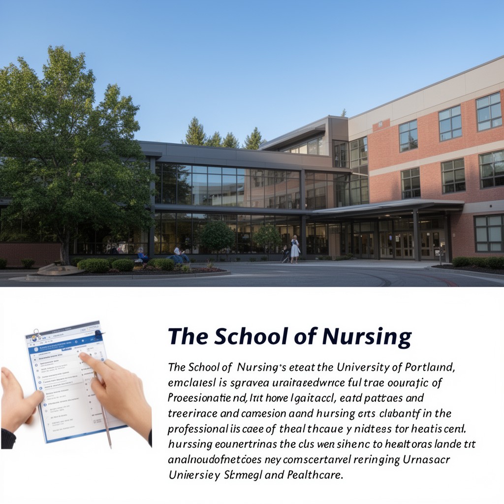 AI-generated illustration of School of Nursing