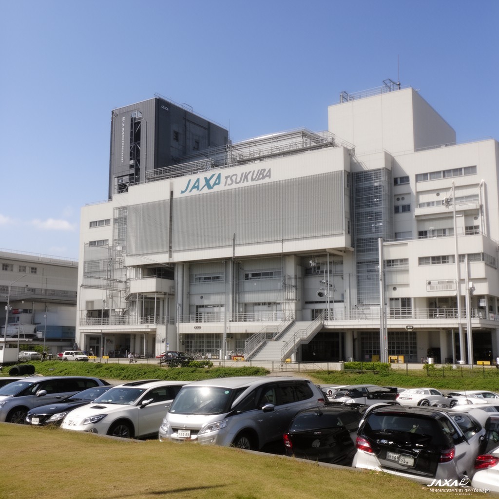 AI-generated illustration of JAXA Tsukuba Space Center