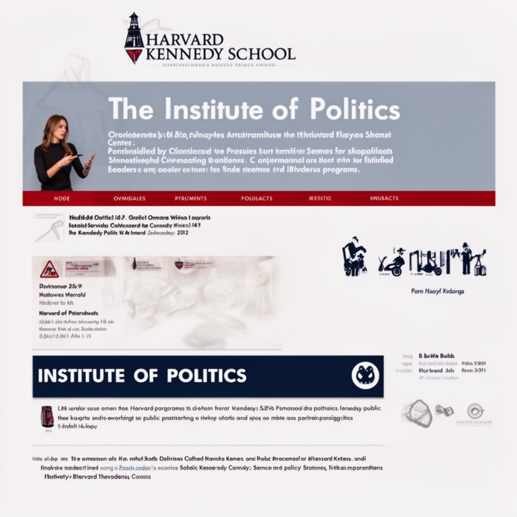 AI-generated illustration of Institute of Politics