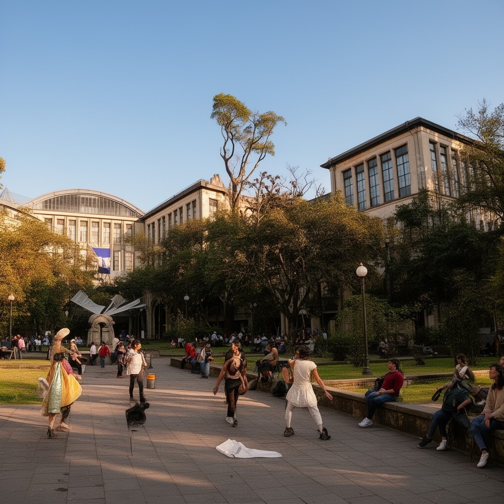 AI-generated illustration of Oriente campus