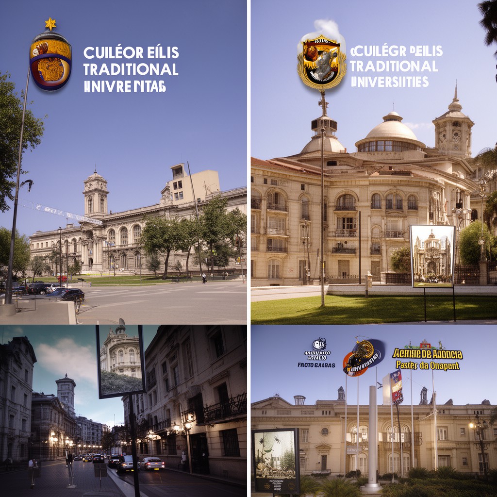 AI-generated illustration of Chilean Traditional Universities