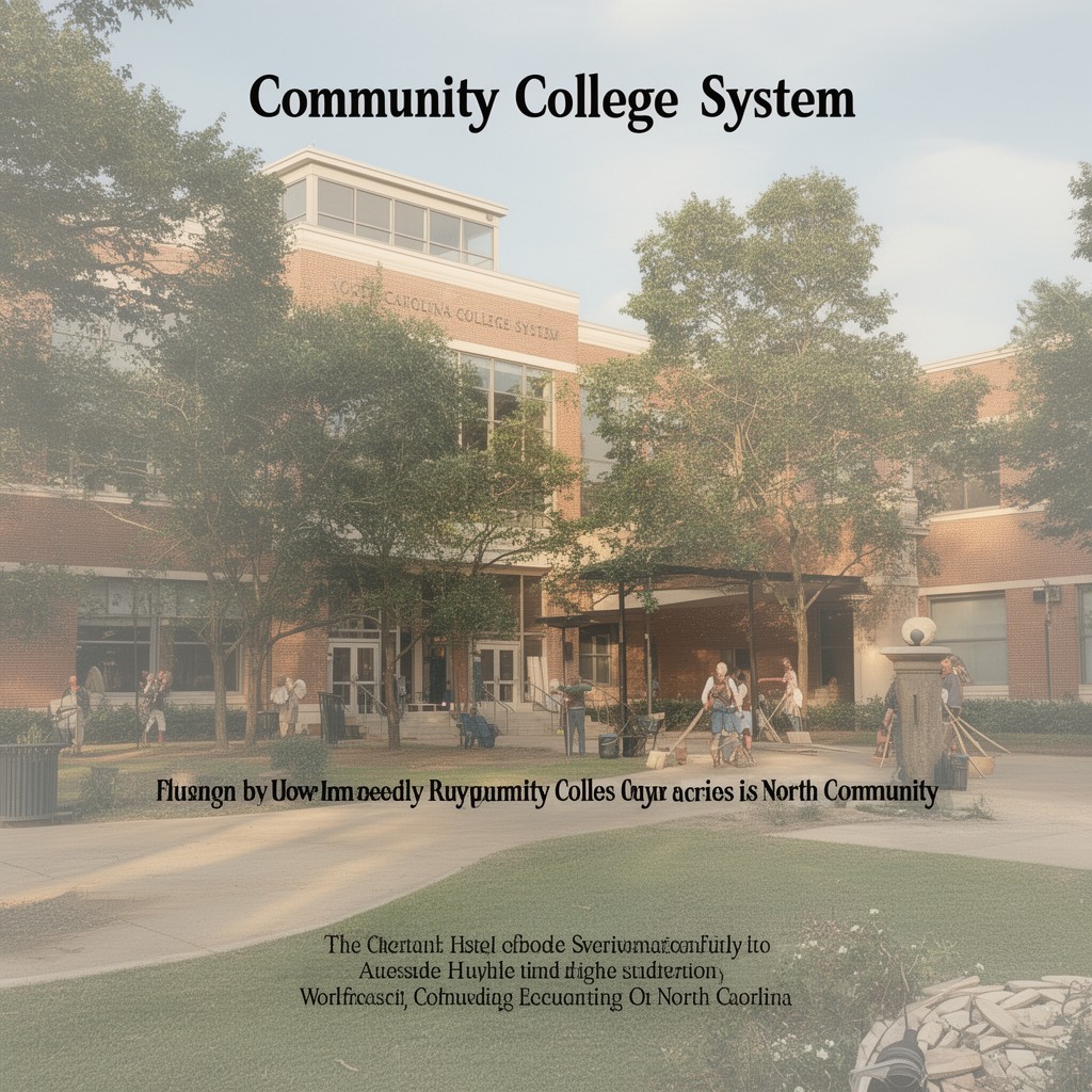 AI-generated illustration of North Carolina Community College System