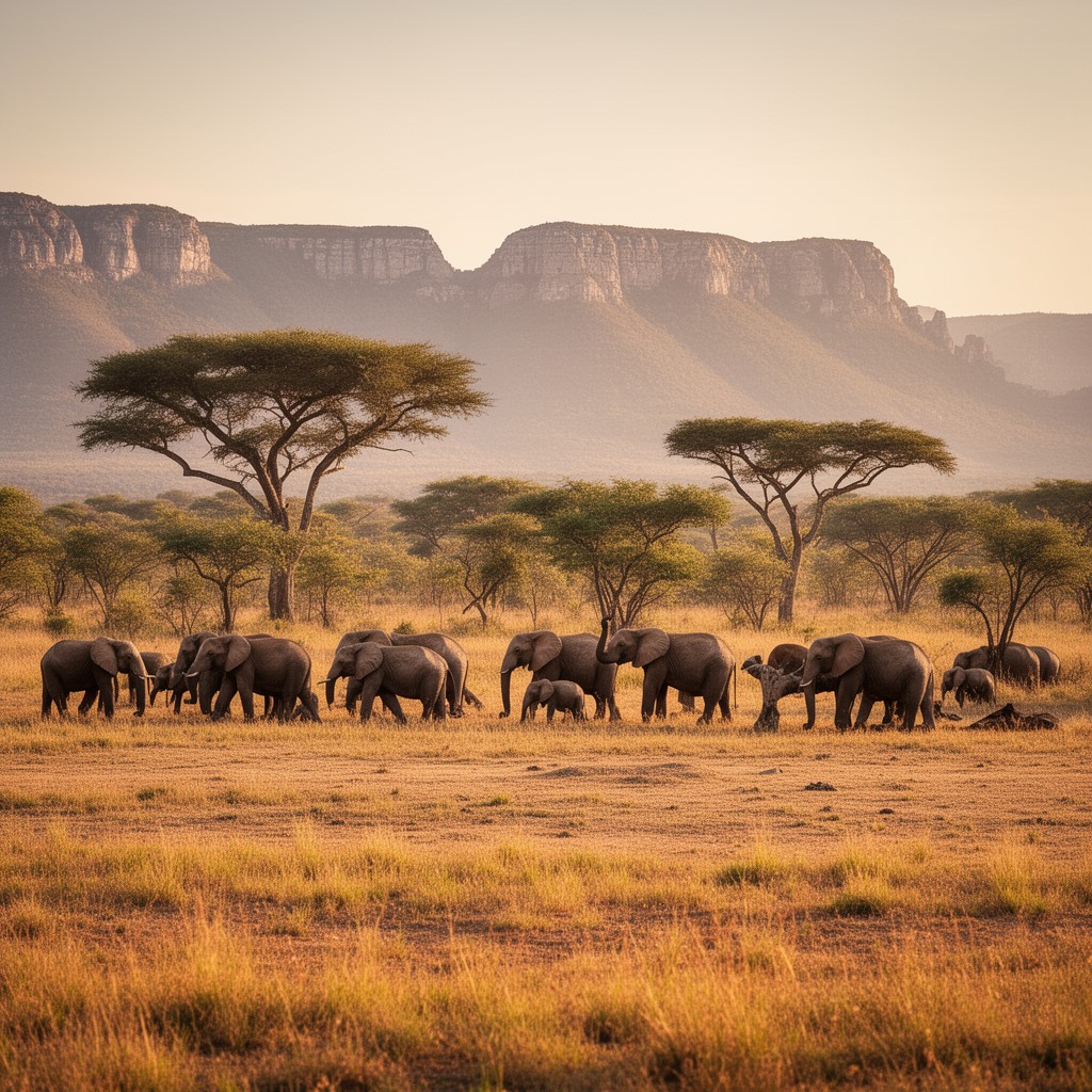 AI-generated illustration of Addo Elephant National Park