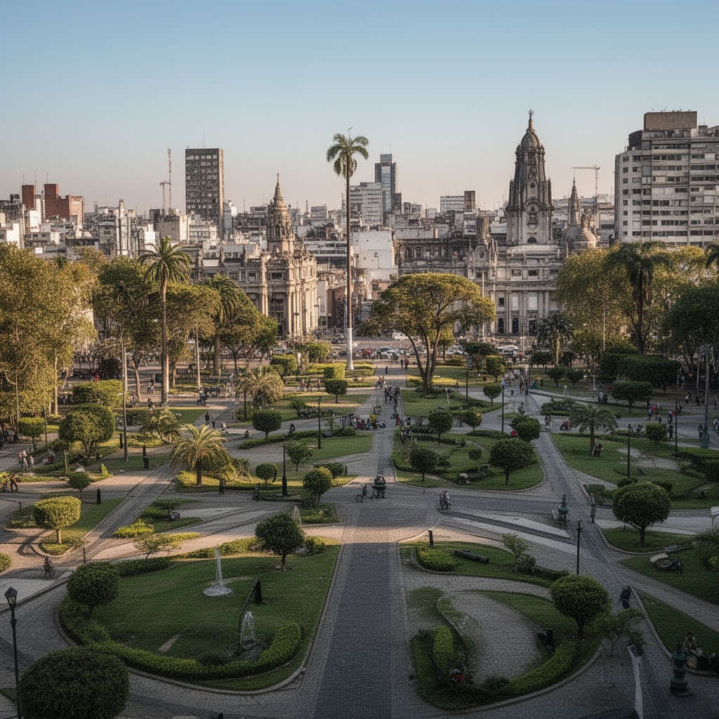 AI-generated illustration of La Plata