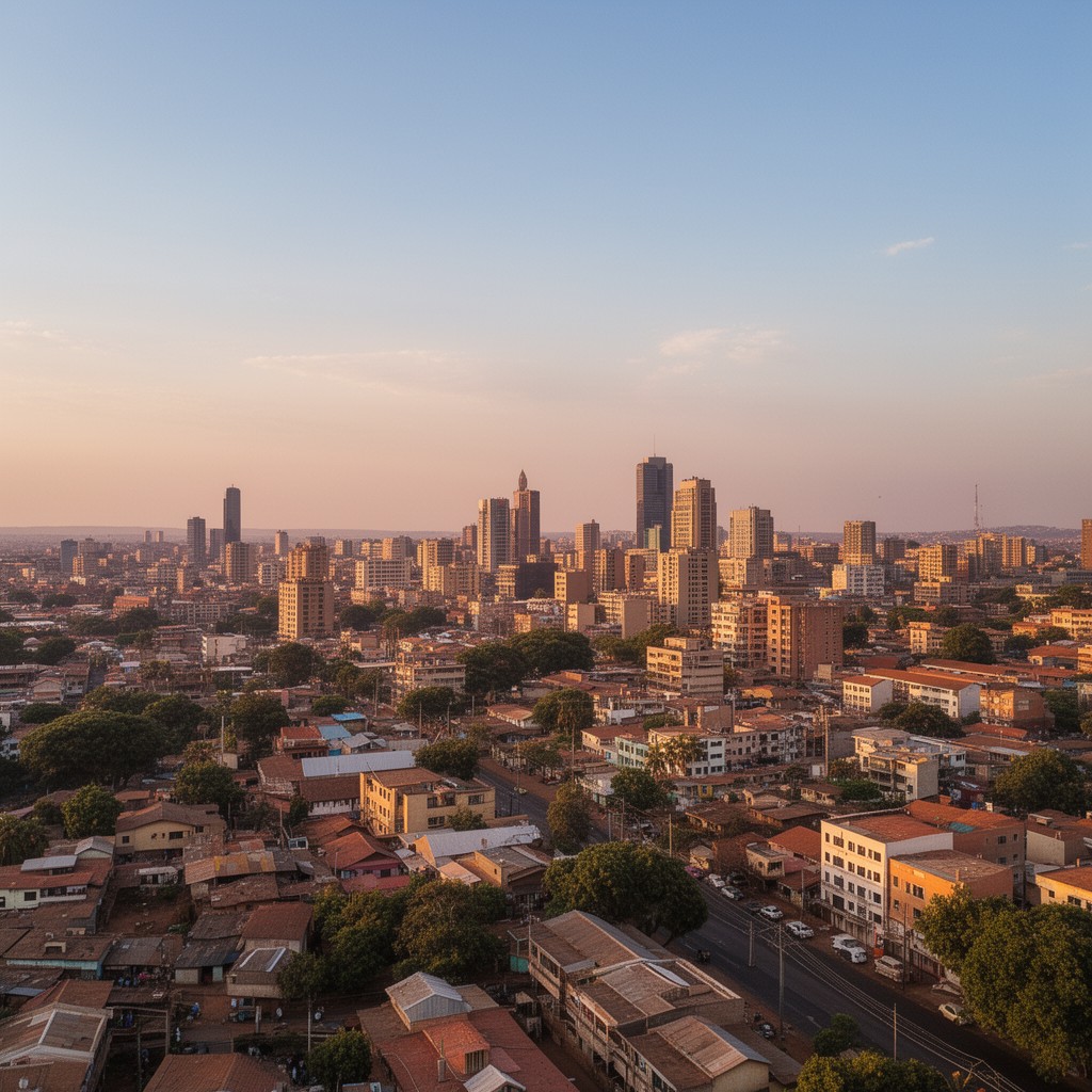 AI-generated illustration of Harare